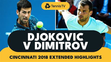 Thrilling Novak Djokovic vs Grigor Dimitrov Encounter .